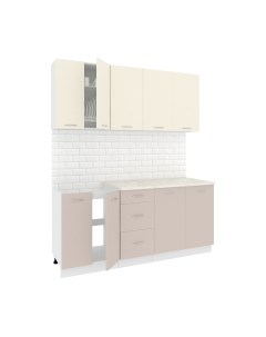 Кухонный гарнитур Кортекс-мебель Корнелия Лира 1.8м