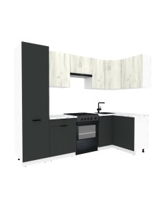Кухонный гарнитур ВерсоМебель Эко-1 1.2x2.6 правая Версомебель