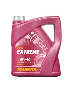 Моторное масло Mannol Extreme 5W40 SN/CH-4 / MN7915-4