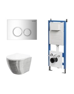 Унитаз подвесной с инсталляцией Grossman GR-4455SWS+900.K31.01.000+700.K31.01.100.100