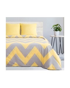 Комплект постельного белья Этель Желтый Шеврон / 2565786