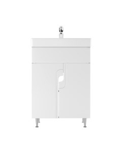 Тумба под умывальник Айсберг Енисей 60 Лилия без ящика