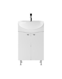 Тумба под умывальник Айсберг Уют 55 Волна без ящика