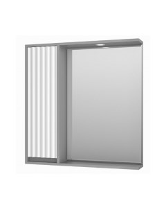 Шкаф с зеркалом для ванной Brevita Balaton 80 L / BAL-04080-01-01Л
