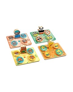 Развивающая игра Djeco Людопарк 4 в 1 / 01698