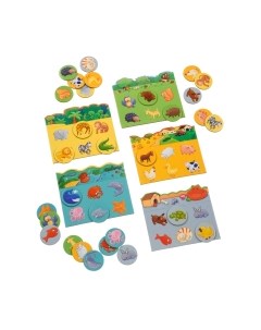 Развивающая игра Djeco Лото. Животные / 08120