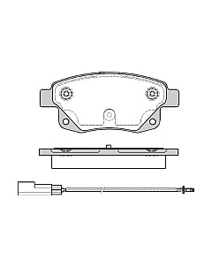 Тормозные колодки 125201 Remsa