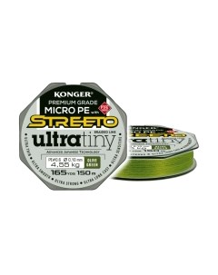Леска плетеная Konger Stretto Ultra Tiny 0.10мм 150м / 216151010
