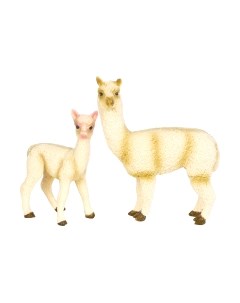 Набор фигурок коллекционных Masai Mara Мир диких животных. Семья белых лам / MM211-129 Masai mara