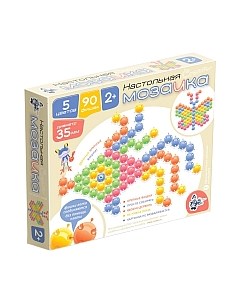 Развивающая игрушка Десятое королевство Мозаика с крупными фишками / 1538