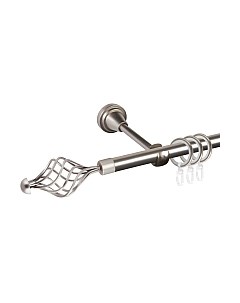 Карниз для штор АС ФОРОС Grace D16Г составной + наконечники Ажур Ас форос