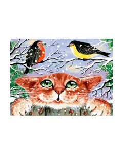 Картина по номерам БЕЛОСНЕЖКА Наблюдатель / 516-AS Белоснежка