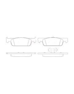 Тормозные колодки 154000 Remsa