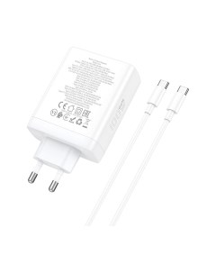 Зарядное устройство сетевое Hoco N31 + кабель Type-C to Type-C