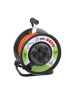 Удлинитель на катушке ЭРА RMx-4es-3x1.5-50m-IP44 / Б0046852 Эра