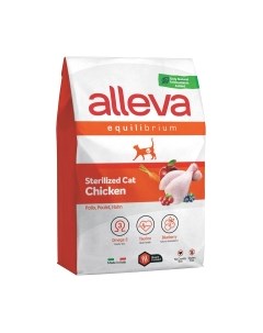 Сухой корм для кошек Alleva Эквилибриум с курицей для кастрир. и стерилиз. / P61061