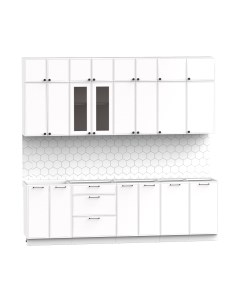 Кухонный гарнитур Лион-9 2.6м без столешницы Интермебель