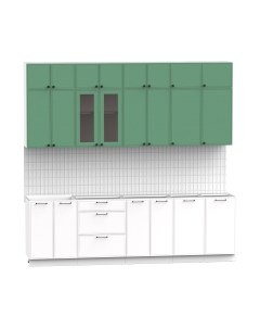 Кухонный гарнитур Лион-9 2.6м без столешницы Интермебель