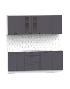 Кухонный гарнитур Лион-16 2.1м без столешницы Интермебель