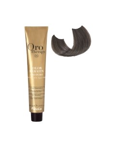 Крем-краска для волос Oro Puro Безаммиачная с кератином частицами золота тон 10.1 Extr Fanola