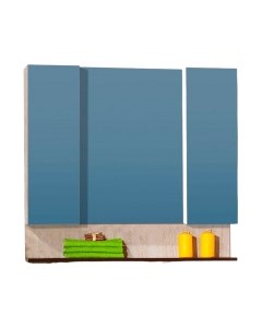 Шкаф с зеркалом для ванной Техас 100 Бриклаер