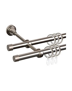 Карниз для штор АС ФОРОС Grace D16Г/16Г + заглушка Плоская Ас форос