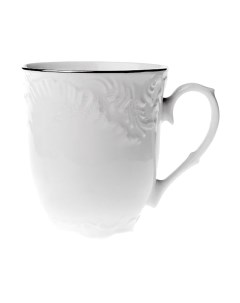 Кружка Rococo Узор платина / 0033820-OMAZ2304 Cmielow i chodziez