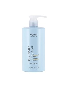 Оттеночный шампунь для волос Blond Bar С антижелтым эффектом Kapous