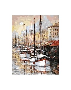 Картина по номерам БЕЛОСНЕЖКА Летний вечер на юге Франции / 080-AB Белоснежка