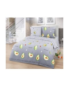 Комплект постельного белья Milanika Авокадо Евро Миланика