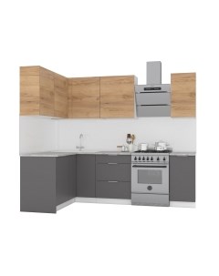 Кухонный гарнитур Интермебель Микс Топ-21 1.9x1.42м левая