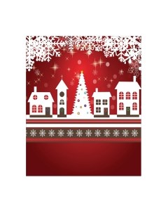 Скатерть JoyArty Рождественский город / tc_19380 Joyarty