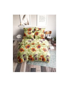 Комплект постельного белья Веселина Маки 70116-1 Бязь 120гр. сем