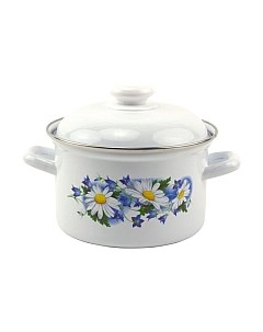 Кастрюля Ромашковое поле С-1610 АП2/4 Лысьвенские эмали