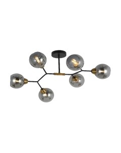 Потолочный светильник Mirastyle MD-8200/6 BK+GDBR