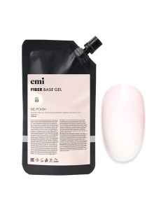 База для гель-лака E.MiLac Fiber Base Gel Milk №2 E.mi