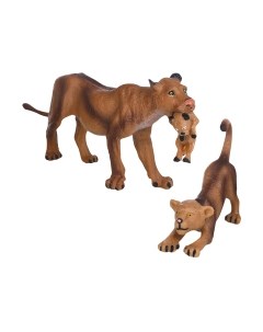 Набор фигурок коллекционных Masai Mara Мир диких животных. Семья львов / MM211-108 Masai mara