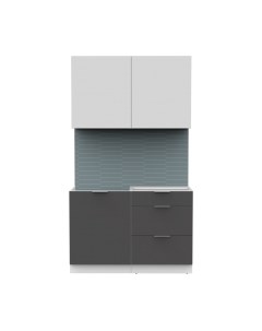 Кухонный гарнитур Интермебель Микс Топ-1 1.2м без столешницы