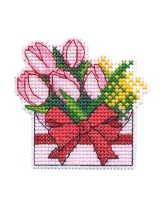 Набор для вышивания Магнит. Поздравляю / 1381В Овен