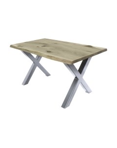 Обеденный стол Buro7 Икс с обзолом и сучками 150x80x76