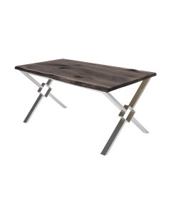 Обеденный стол Buro7 Икс-ромб с обзолом и сучками 180x80x76