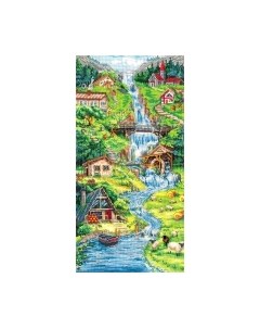 Набор для вышивания Предгорья Альп / П-58С Сделай своими руками