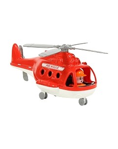Вертолет игрушечный Полесье Альфа пожарный / 68651