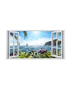 Фотообои листовые Citydecor Вид из окна 2