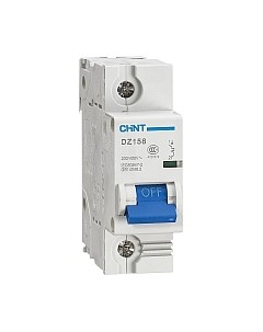 Выключатель автоматический Chint DZ158-125H 1P 63A 10kA (8-12In) / 158088