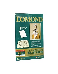 Фотобумага Lomond A4, 85 г/м, 25 л / 2410003