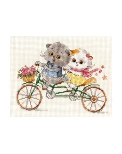 Набор для вышивания Басик и Ли-Ли. Счастливый день / 0-178 Алиса