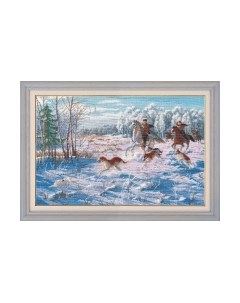 Набор для вышивания Зимняя охота / 1258В Овен