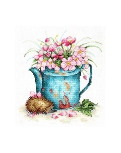 Набор для вышивания Очаровательный ежик / А-023М М.п.студия