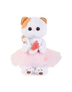 Мягкая игрушка Кошечка Ли-Ли балерина с лебедем / LK24-006 Budi basa